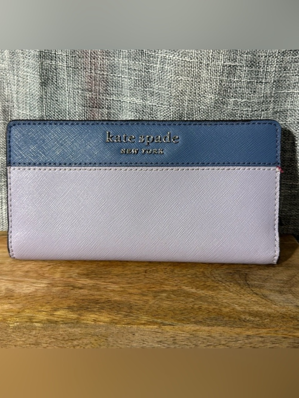 {VGUC} KATE SPADE Leather Cameron Slim Large bifold Wallet